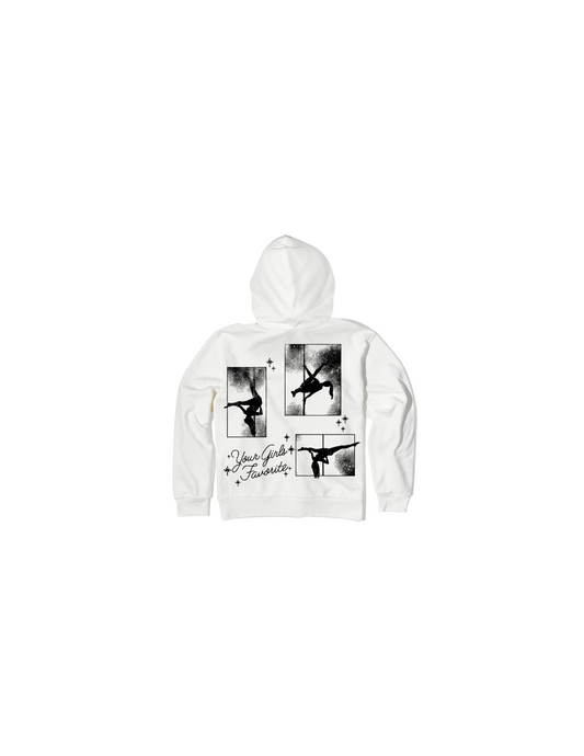 YGF DANCER HOODIE WHITE