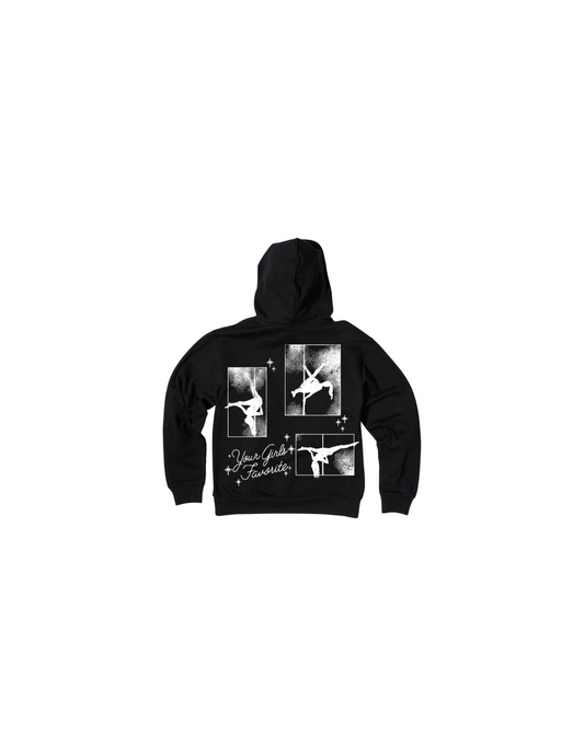 YGF DANCER HOODIE BLACK