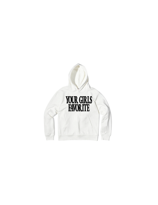 YGF DANCER HOODIE WHITE
