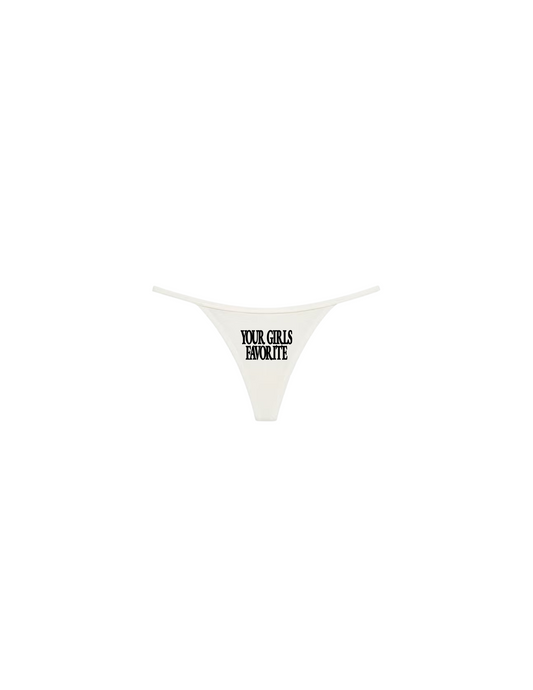 YGF THONG WHITE